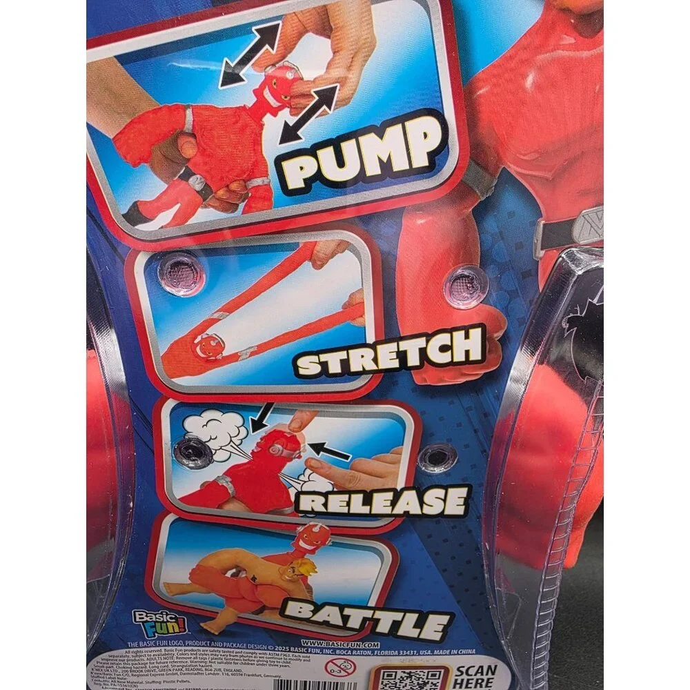Stretch Armstrong Vac-Man Stretch Action Figure Toy 4+ Years Premium Design Red